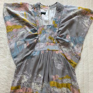 Twinkle by Wenlan Bat-Sleeve Mini Dress